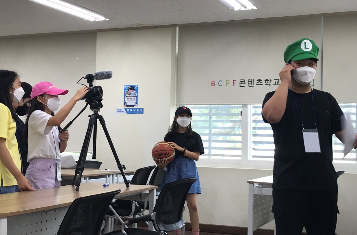 청소년 미디어 활동사진